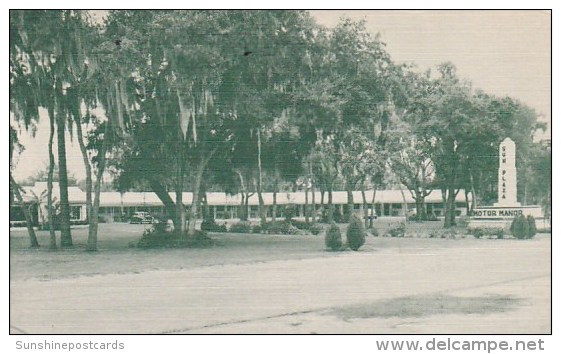Florida Ocala Sun Plaza Motor Manor 1954 - Ocala