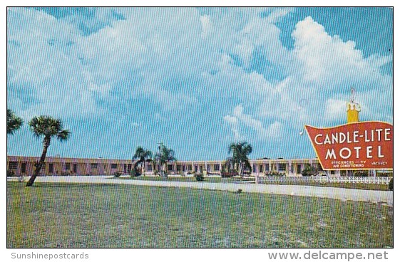 Florida Venice Candle Lite Motel 1968 - Venice