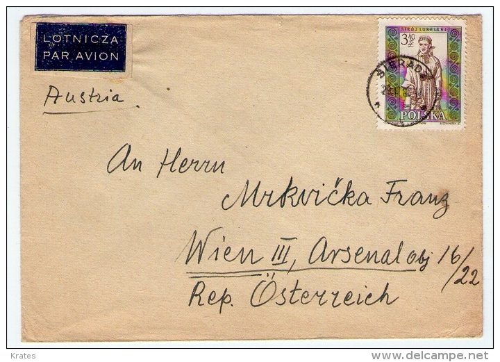 Old Letter - Poland, Polska - Flugzeuge