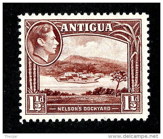 181 X)  Antigua 1938  SG.100 - Sc86a -   M* - 1858-1960 Colonia Británica