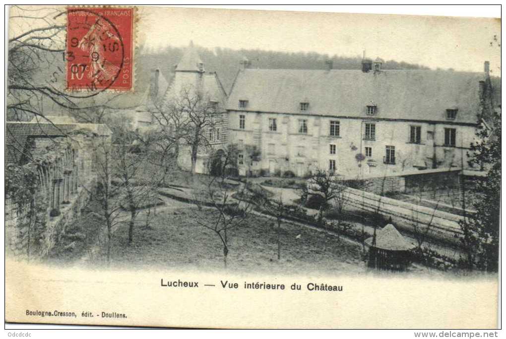 Lucheux-Vue Interieure Du Chateau - Lucheux