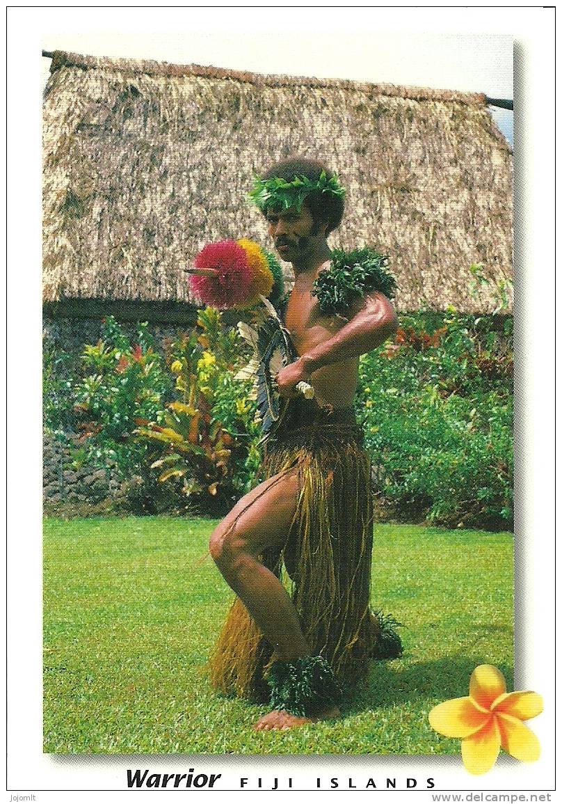 Fidji - Fiji Islands - CPM Neuve ** - Unused Post Card - TTB - Fijian Warrior - Guerrier Fidjien - N° F1018 - Fidji