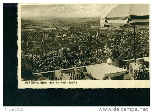 Bad Mergentheim 26.5.1941 Blick Vom Kaffee Waldeck Auf Die Stadt Terrasse - Bad Mergentheim