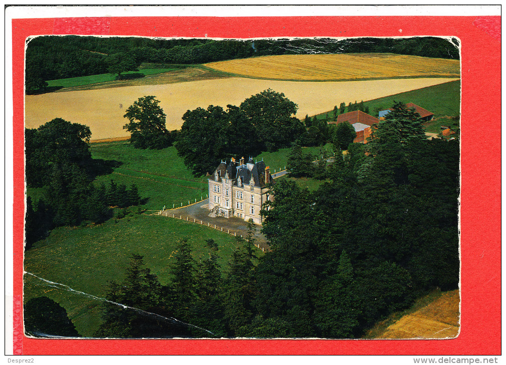 85 DOMPIERRE Sur YON Cp Vue Aérienne Chateau De Rortheau       5 Artaud - Dompierre Sur Yon