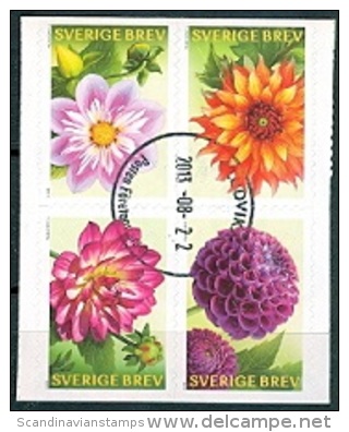 ZWEDEN 2013 Dahlia´s GB-USED - Used Stamps