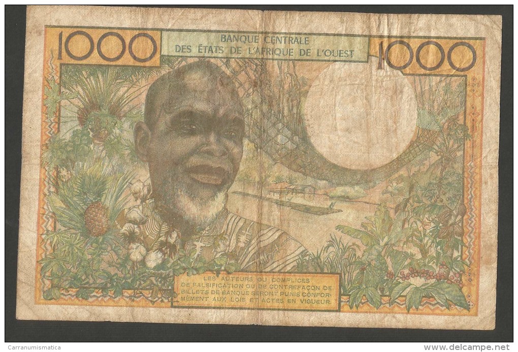 BANQUE CENTRALE Des ETATS De L´ AFRIQUE De L´ OUEST - 1000 Francs (M. 138 A - 34668 - Altri – Africa