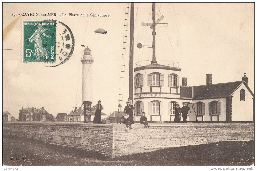 CAYEUX-SUR-MER PHARE ET SEMPAHORE 80 SOMME - Cayeux Sur Mer