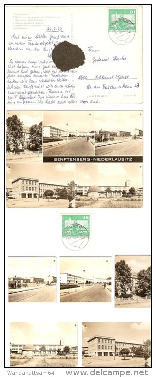 AK 11122 SENFTENBERG - NIEDERLAUSITZ Mehrbildkarte 5 Bilder 26. 7. 74 - 10 78 RUHLAND K - Senftenberg