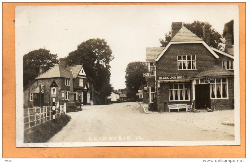 Llangurig OLd Real Photo Postcard - Montgomeryshire