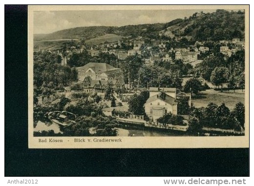 Bad Kösen Um 1920 Blick Vom Gradierwerk Richard Zieschank Rudolstadt - Bad Koesen