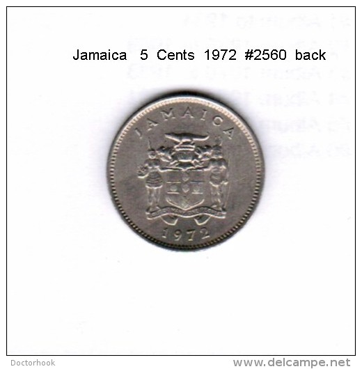 JAMAICA    5  CENTS  1972   (KM # 46) - Jamaica