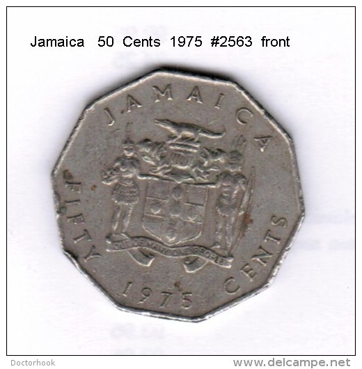 JAMAICA    50  CENTS  1975   (KM # 65) - Jamaique