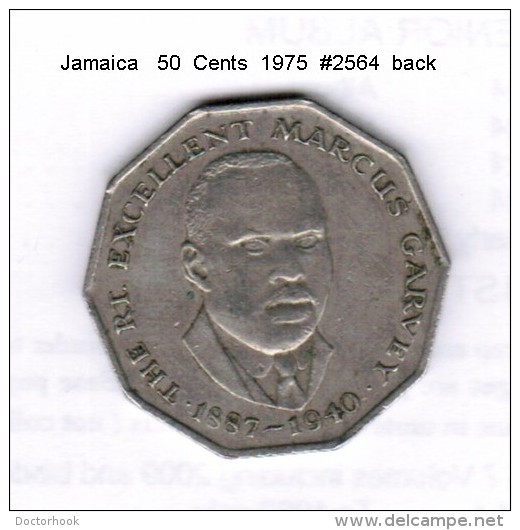 JAMAICA    50  CENTS  1975   (KM # 65) - Jamaica