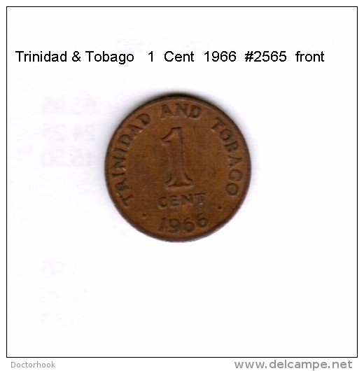 TRINIDAD &amp; TOBAGO    1  CENT  1966   (KM # 1) - Trinité & Tobago