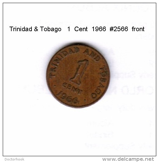 TRINIDAD &amp; TOBAGO    1  CENT  1966   (KM # 1) - Trinidad & Tobago