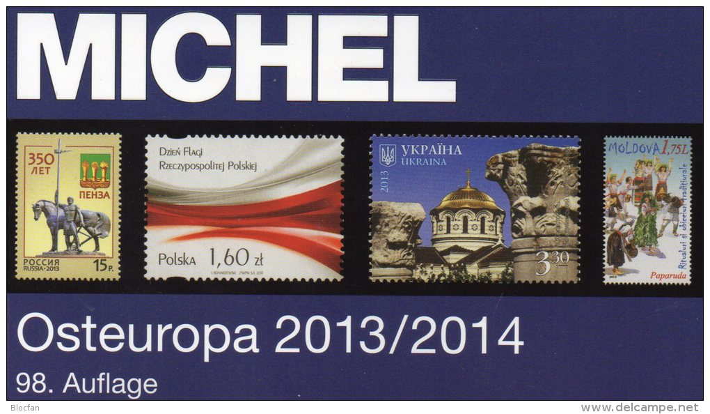 Briefmarken Katalog Ost-Europa 2014 Neu 60€ MICHEL Band 7 Mit Polska Russia SU Sowjetunion Ukraine Moldawien Weißrußland - Deutsch