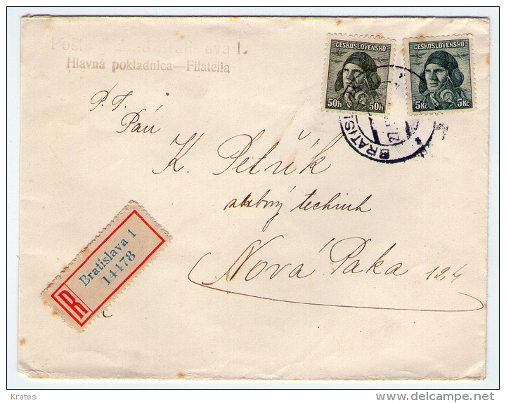 Old Letter - Czechoslovakia, &#268;eskoslovensko - Corréo Aéreo