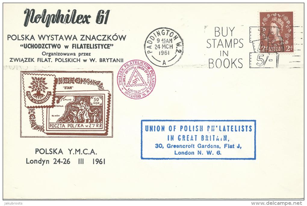 1961. POLPHILEX  61  STAMP EXHIBITION  IN  LONDON. - Government In Exile In London