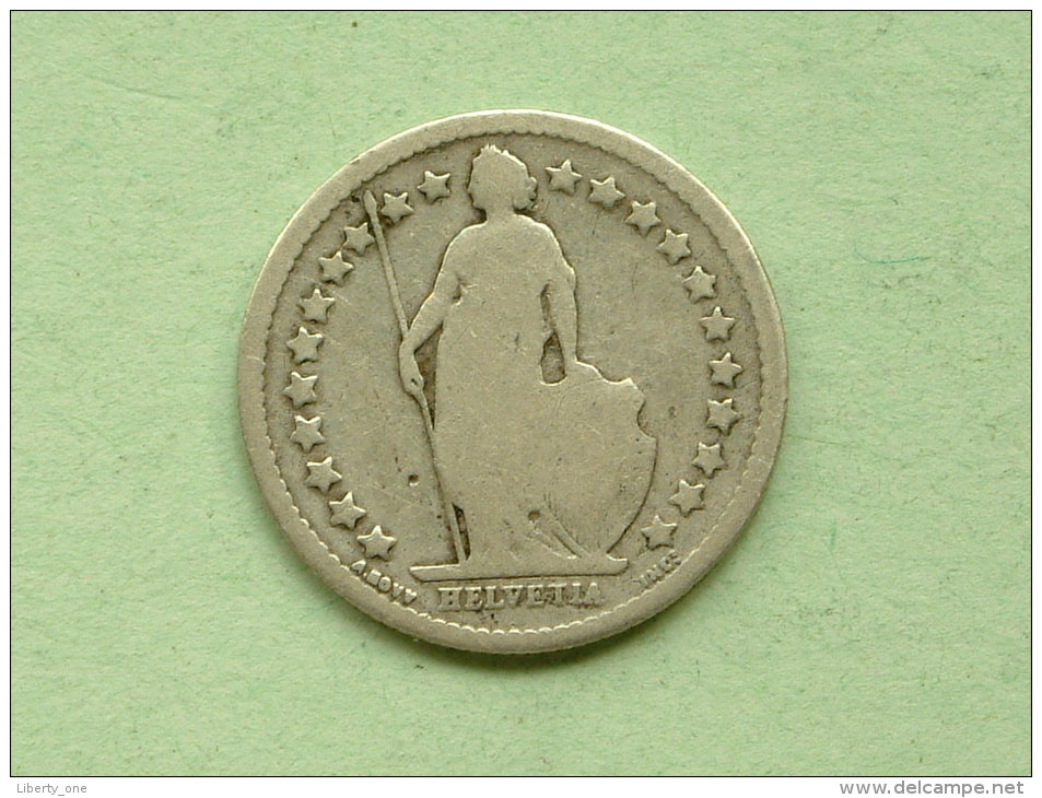 1879 B - 1/2 Franc / KM 23 ( Uncleaned / For Grade, Please See Photo ) !! - Otros & Sin Clasificación