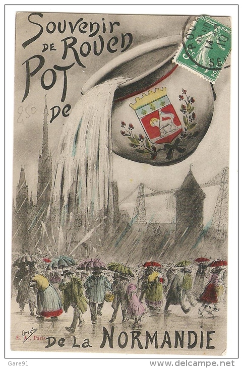 SOUVENIR DE ROUEN POT DE CHAMBRE - Orens