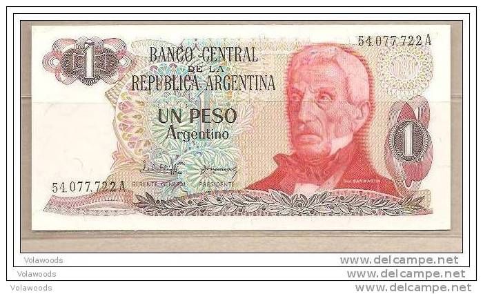 Argentina - Banconota Non Circolata FdS A 1 Peso P-311a.1 - 1983 - Argentina