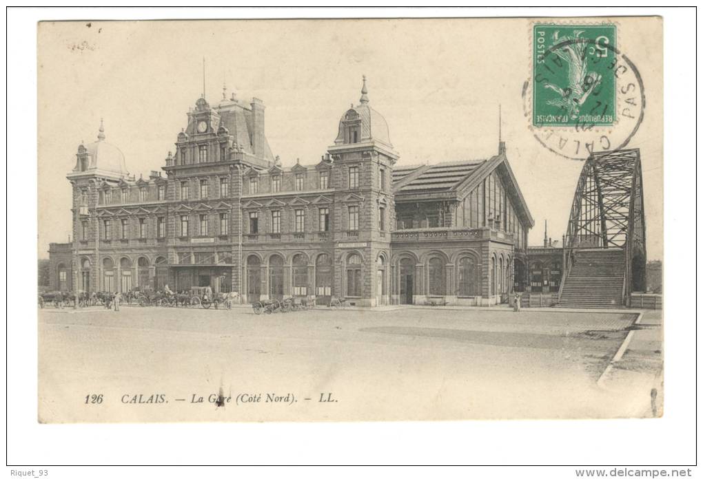 126 - CALAIS - La Gare (Coté Nord) - LL - Calais