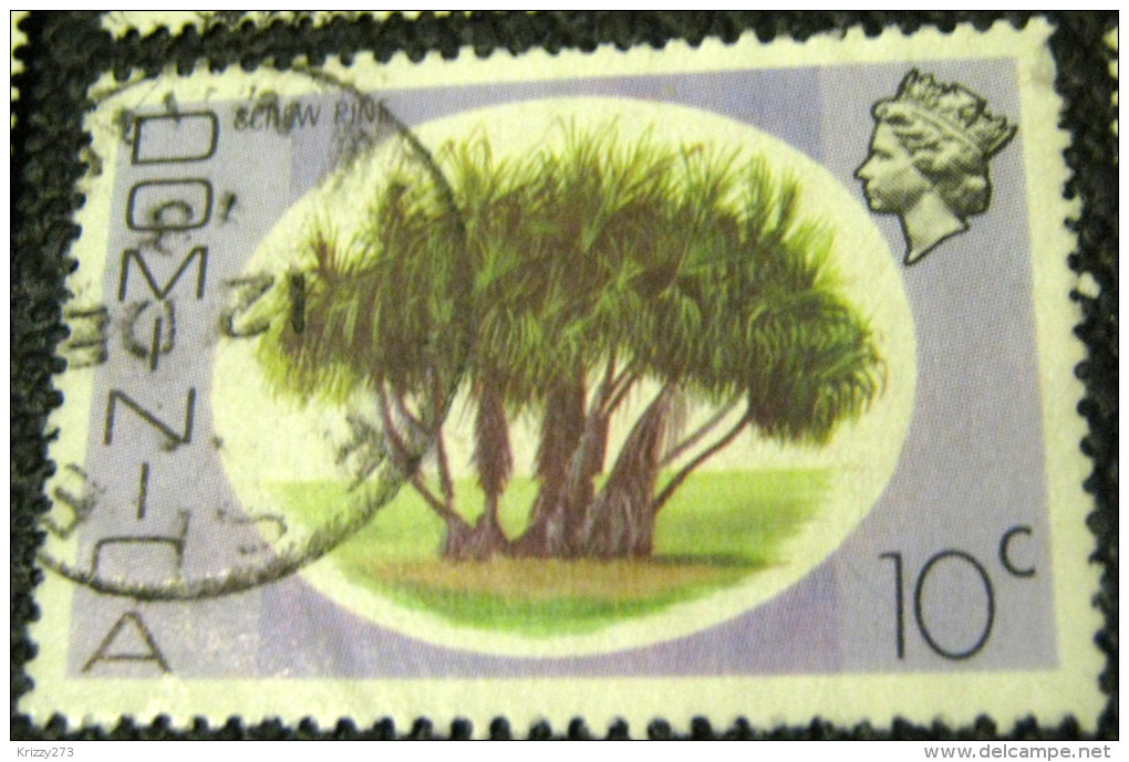 Dominica 1975 Screw Pine 10c - Used - Dominique (...-1978)