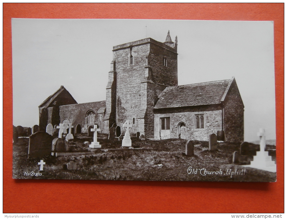 27211 PC: SOMERSET: Old Church, Uphill. - Other & Unclassified