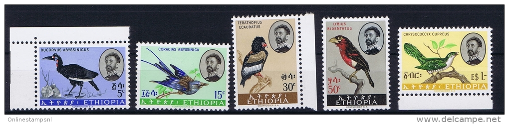 Ethiopia: 1962  Mi 425 -  429 Airmail, MNH/** - Etiopía