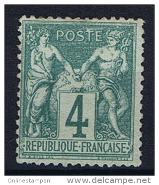 France: 1876, Yv Nr 63  Not Used (*), - 1876-1878 Sage (Type I)