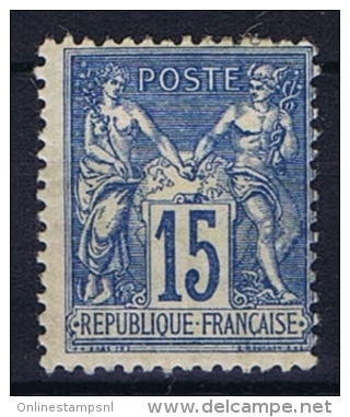 France: 1876, Yv Nr 90  MH/* - 1876-1898 Sage (Type II)