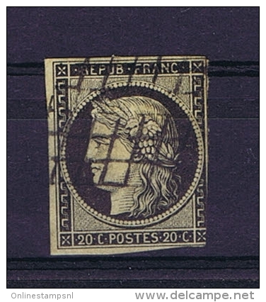 France: 1850 Yv 3 , Used - 1849-1850 Ceres