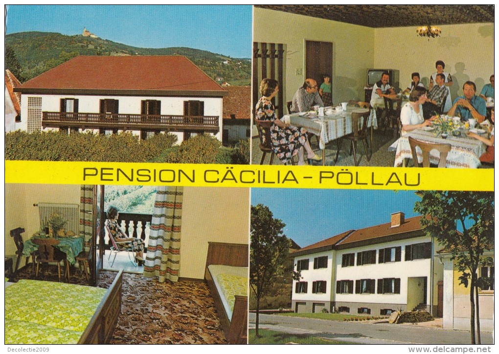 ZS49854 Pension Cacilia Pollau  Restaurant   2 Scans - Pöllau