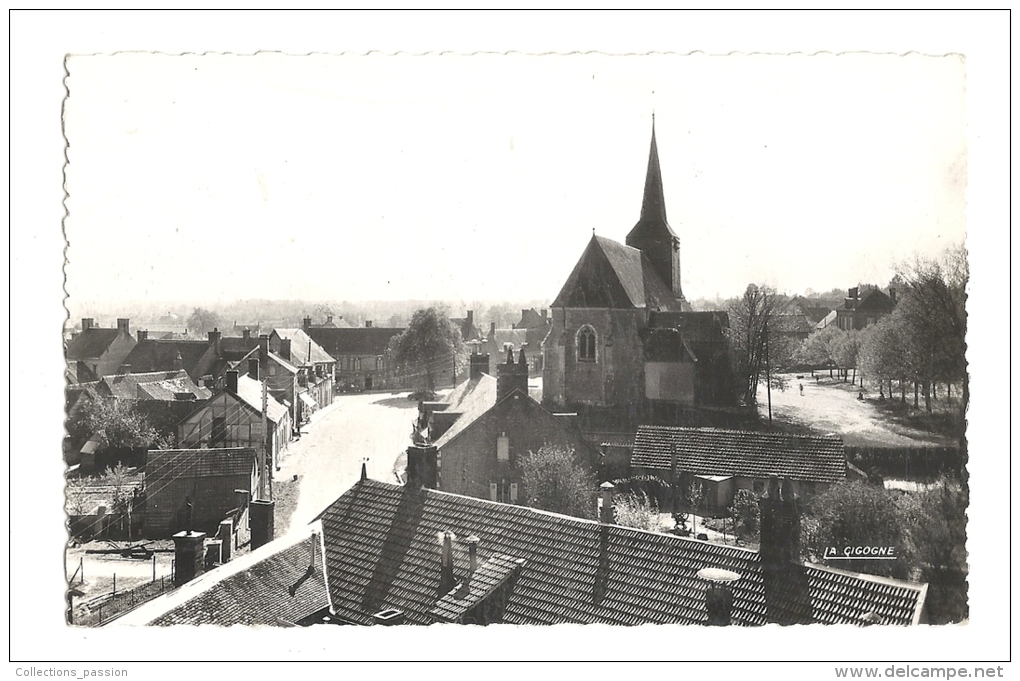 Cp, 18, Brinon-sur-Sauldre, Vue Générale, Voyagée 1954 - Brinon-sur-Sauldre