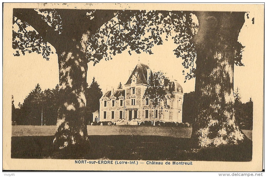 44 - NORT  SUR  ERDRE -  Belle Vue Du Château De Montreuil - Nort Sur Erdre