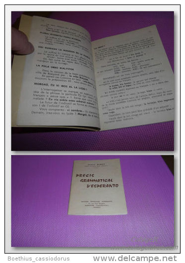 PRECIS GRAMMATICAL D'ESPERANTO 1960 ANDRE RIBOT - Other & Unclassified