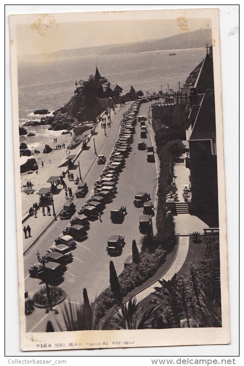Chile  Vi&ntilde;a Del Mar  Tarjeta Postal Foto Antigua  Ca1920  Vintage Original Postcard Cpa Ak (W3_2101) - Chile