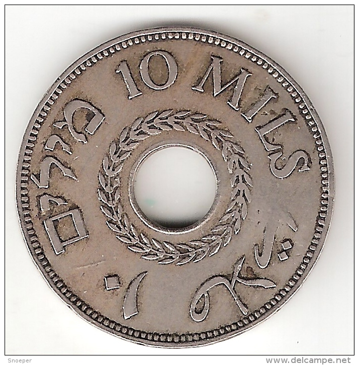 *palestina 10 Mils1934 Km 4    Vf+!!!catalog Val 52$ - Autres – Asie