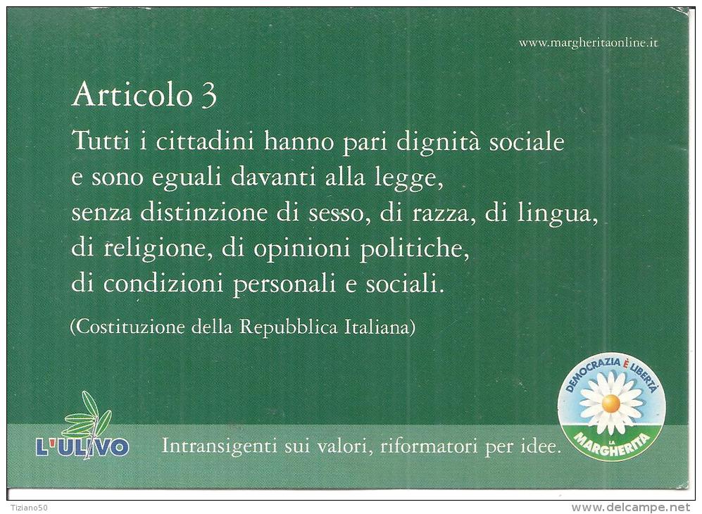 PARTITO POLITICO LA MARGHERITA .FG-E1008 - Political Parties & Elections