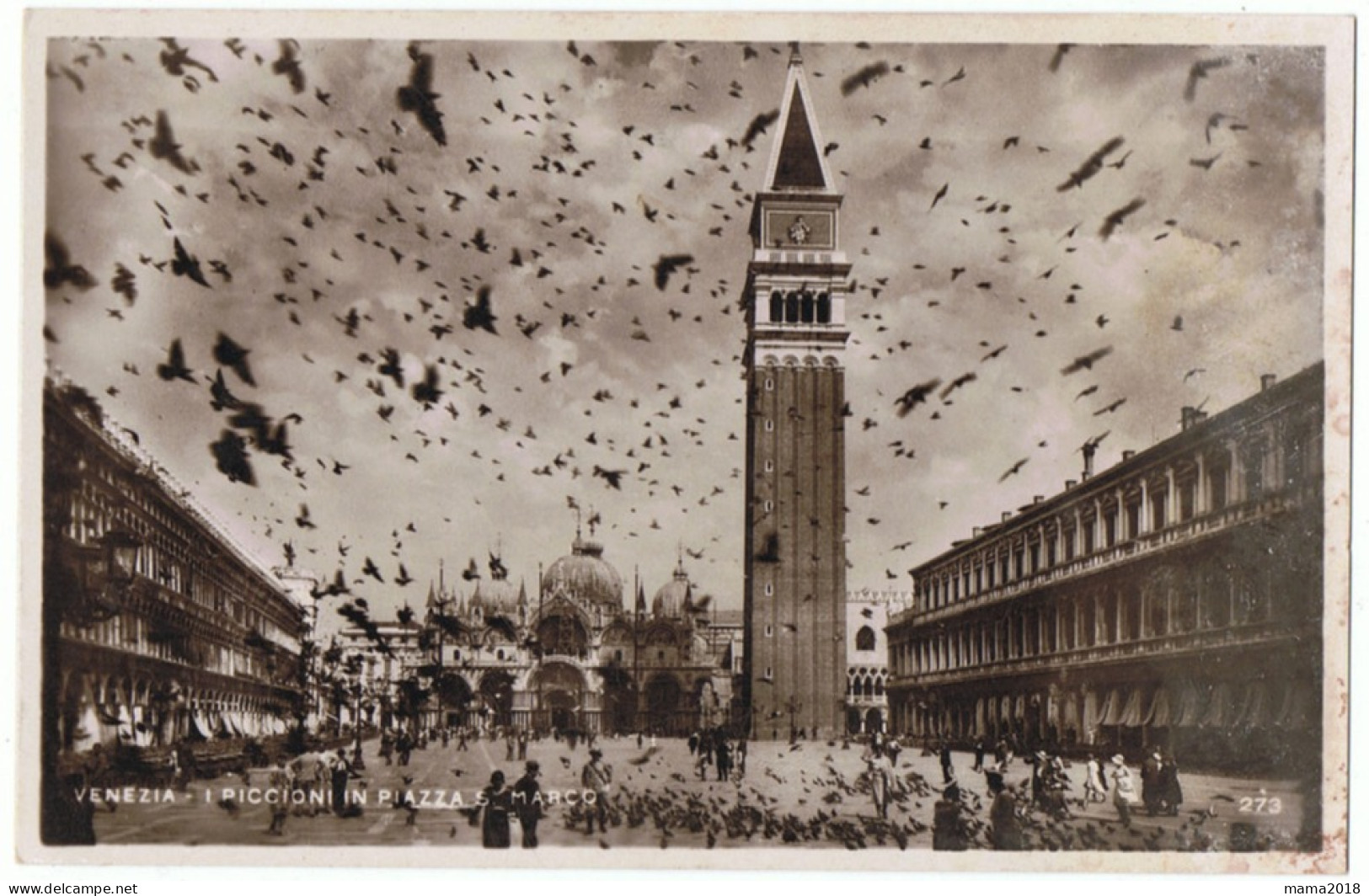 Carte Photo   Venise   Place St Marco - Venezia