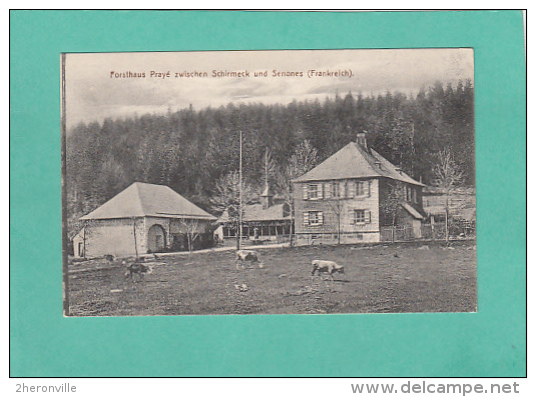 CPA - PRAYé - La Maison Forestière - Entre Schirmeck Et Senones - Occupation Allemande - Moussey