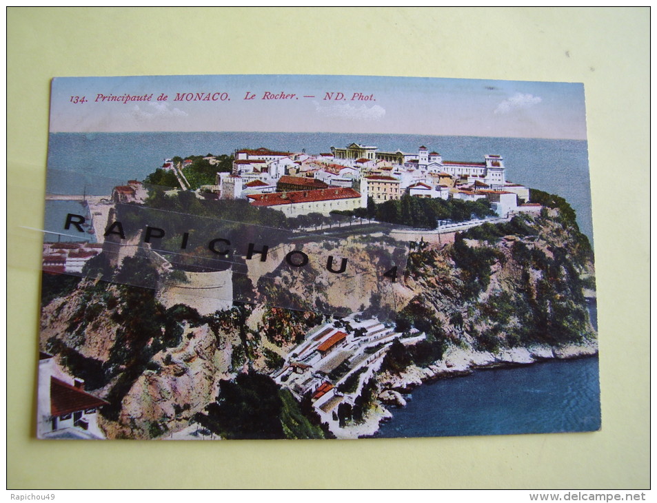 CPA - N°134 - Principauté De MONACO -le Rocher - Multi-vues, Vues Panoramiques