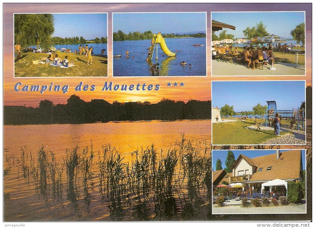 LAUTERBOURG 67 - Camping Et Plage Des Mouettes - Multivues - W-4 - Lauterbourg