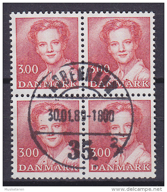 Denmark 1988 Mi. 906      3.00 Kr Queen Königin Margrethe II. 4-Block !! - Blocs-feuillets