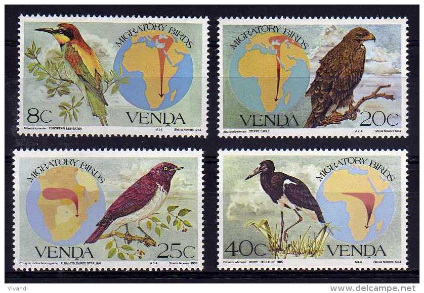 Venda - 1983 - Migratory Birds (1st Series) - MNH - Venda