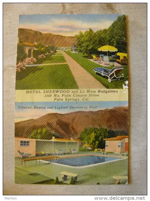 US - Palm Springs -California - Hotel Sherwood  And La Mesa Bungalows      D108849 - Palm Springs