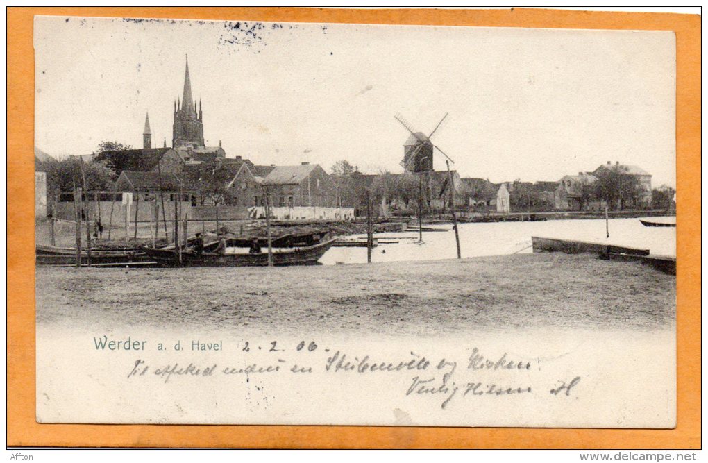 Werder A.d. Havel 1900 Postcard - Werder