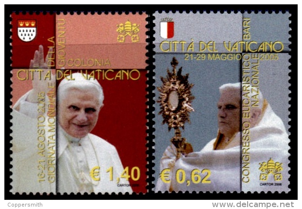 (030) Vatican  Pope / Journeys / Papstreisen  ** / Mnh Michel 1558-59 - Sonstige & Ohne Zuordnung