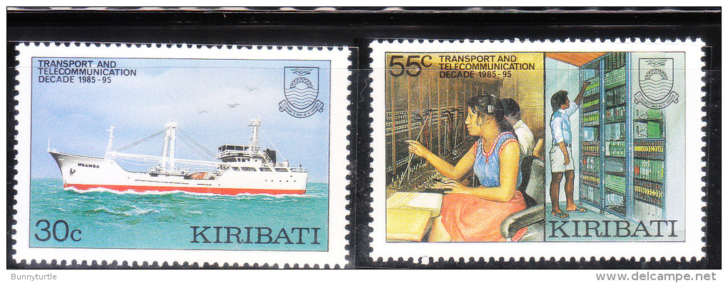 Kiribati 1987 Transport & Telecommunications Decade MNH - Kiribati (1979-...)