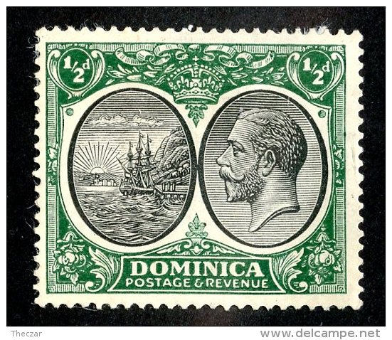 370 X)  Dominica -1923  SG# 71  (m*) Sc 65   Cat. £1.75 - Dominique (...-1978)